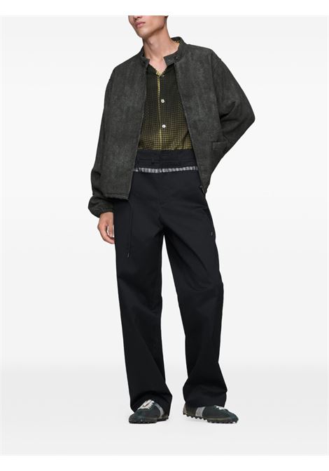 camici a quadri uomo nera e gialla MAISON MARGIELA | S50DT0069 M35691001F